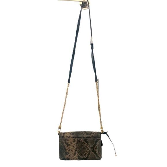 Radley London Lexington Small Flapover Snake Print Chain Leather Crossbody NWT - Picture 14 of 14